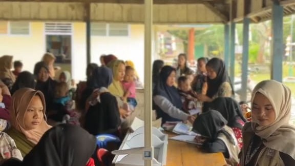 Kegiatan Posyandu Balita Bersama Mahasiswa KKN